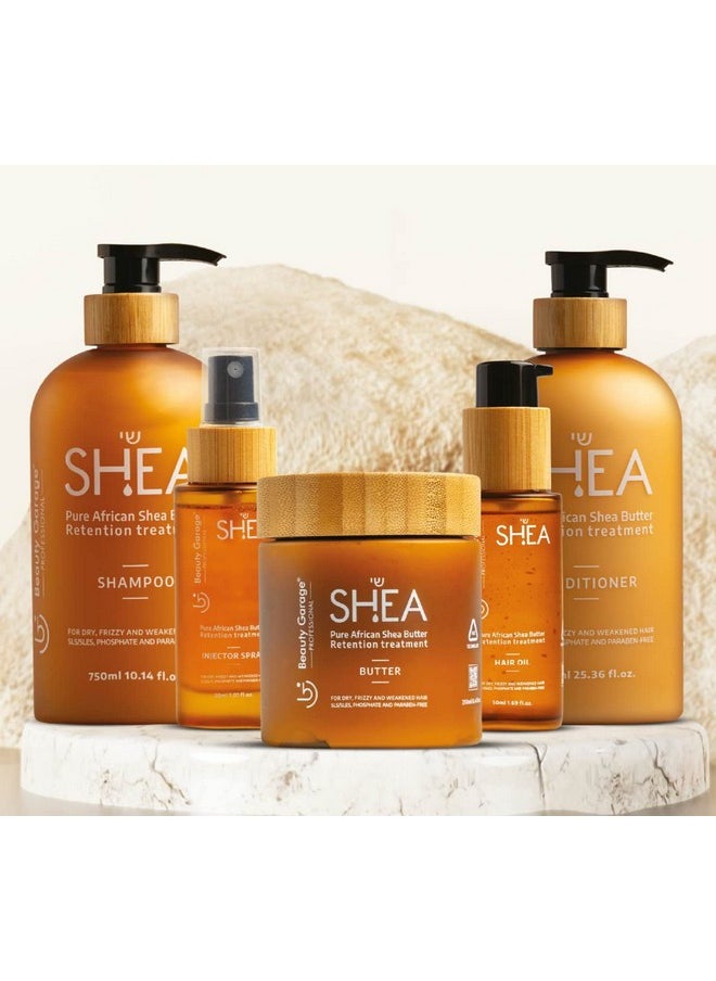 Pure African Shea Butter Retention Treatment Shampoo 750Ml