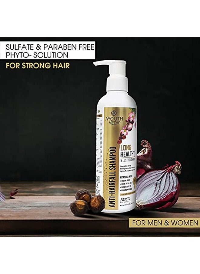 Anti-Hairfall Shampoo | Salfate & Paraben Free | Prevents Dandruff & Itchi Scalp | Cleanse, Conditions & Purifies Hair & Scalp | Improve Hair Density & Texture (Pack Of 1-200Ml)