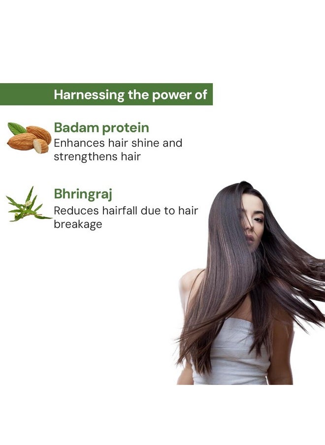 Protein Therapy Shampoo| For Strong & Black Hair | With The Goodness Of Black Tea, And Flax Seeds | 340Ml