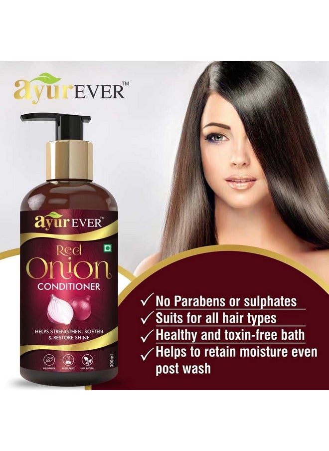 Red Onion Oil (200 Ml) + Onion Shampoo (300Ml) + Onion Conditioner (300 Ml)