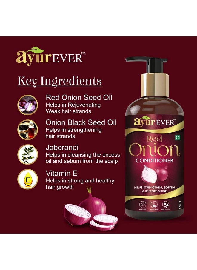 Red Onion Oil (200 Ml) + Onion Shampoo (300Ml) + Onion Conditioner (300 Ml)