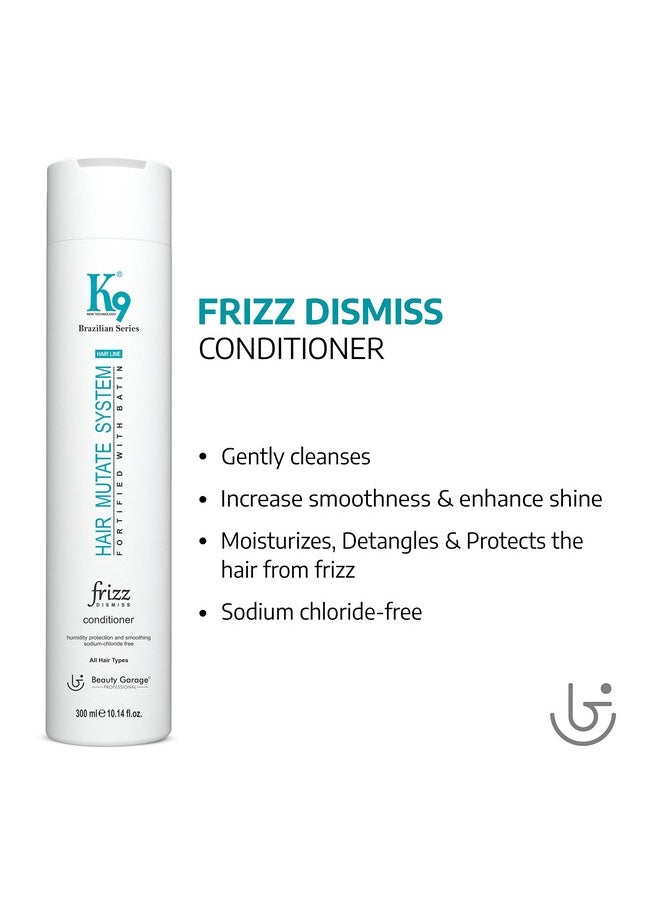 K9 Frizz Dismiss Shampoo & Conditioner (300Ml + 300Ml) Pack Of 2