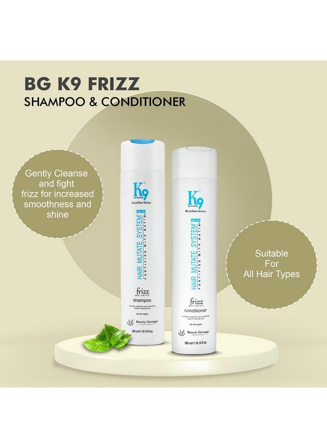 K9 Frizz Dismiss Shampoo & Conditioner (300Ml + 300Ml) Pack Of 2