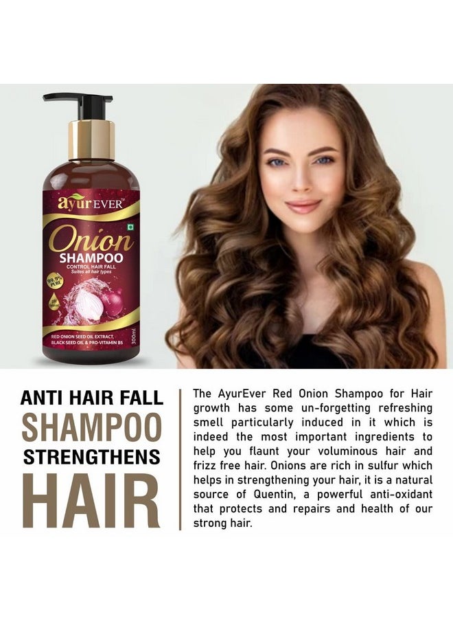 Onion Shampoo For Hair Strong And Dandruff Control (300 Ml)