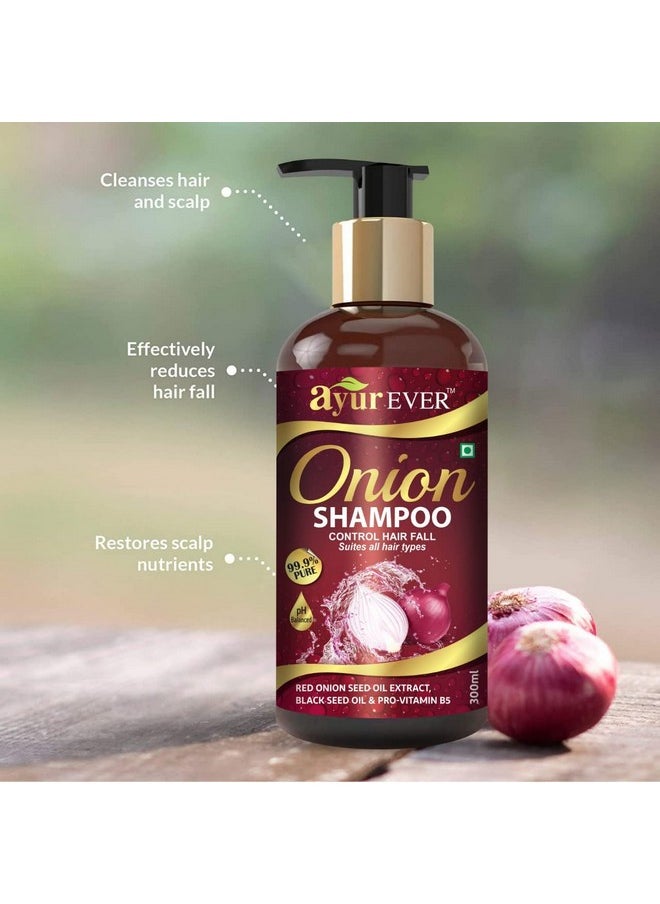 Onion Shampoo For Hair Strong And Dandruff Control (300 Ml)