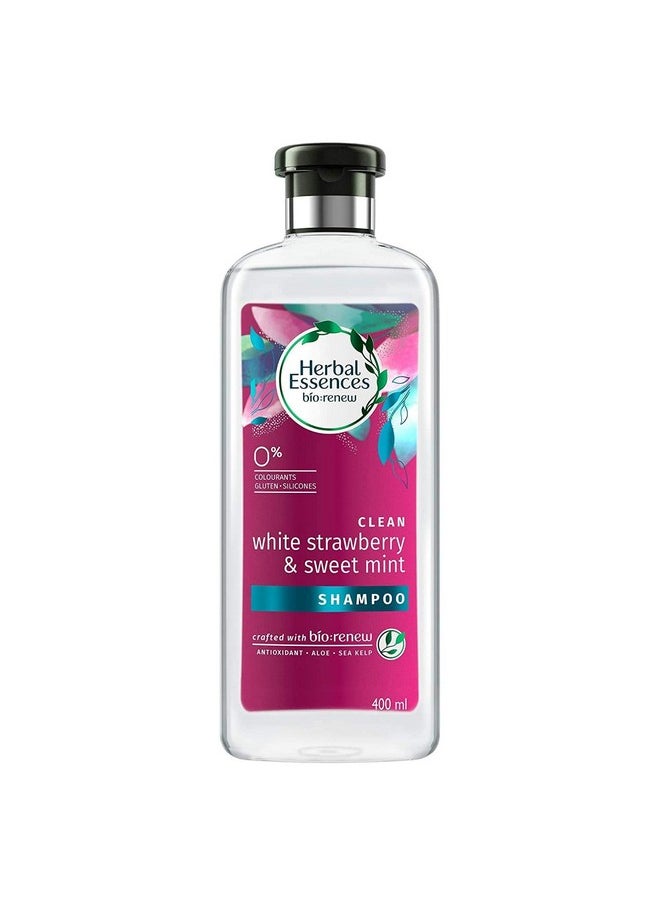 Bio:Renew White Strawberry & Sweet Mint Shampoo, 400Ml, No Parabens No Colourants