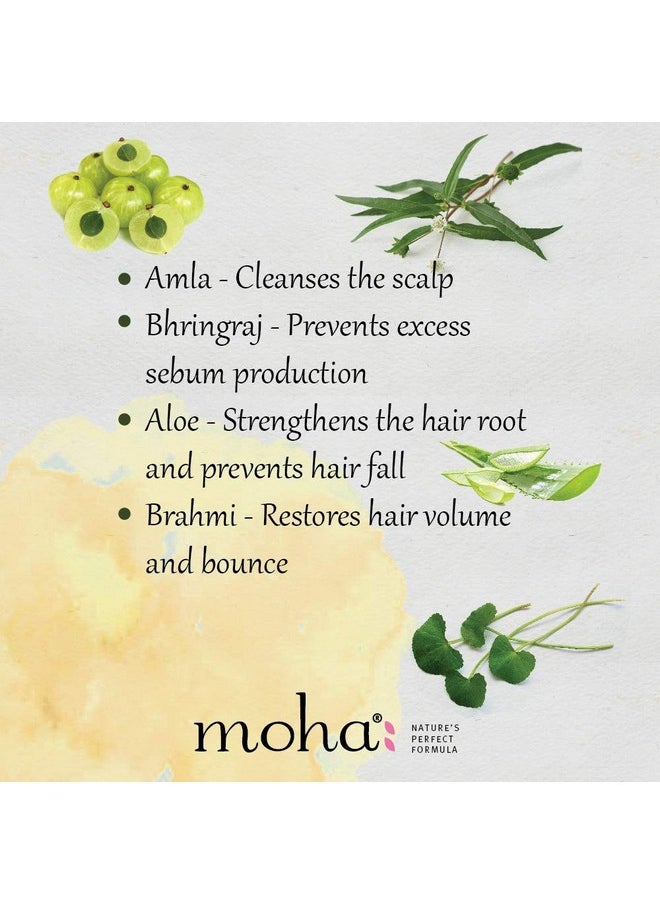 Herbal Hair Shampoo Herbal Hair Cleanser With Benefits Of Amla, Aloe, Brahmi & Bhringaraj For Daily Use For All Hair Types -(200 Ml) Pack Of 1