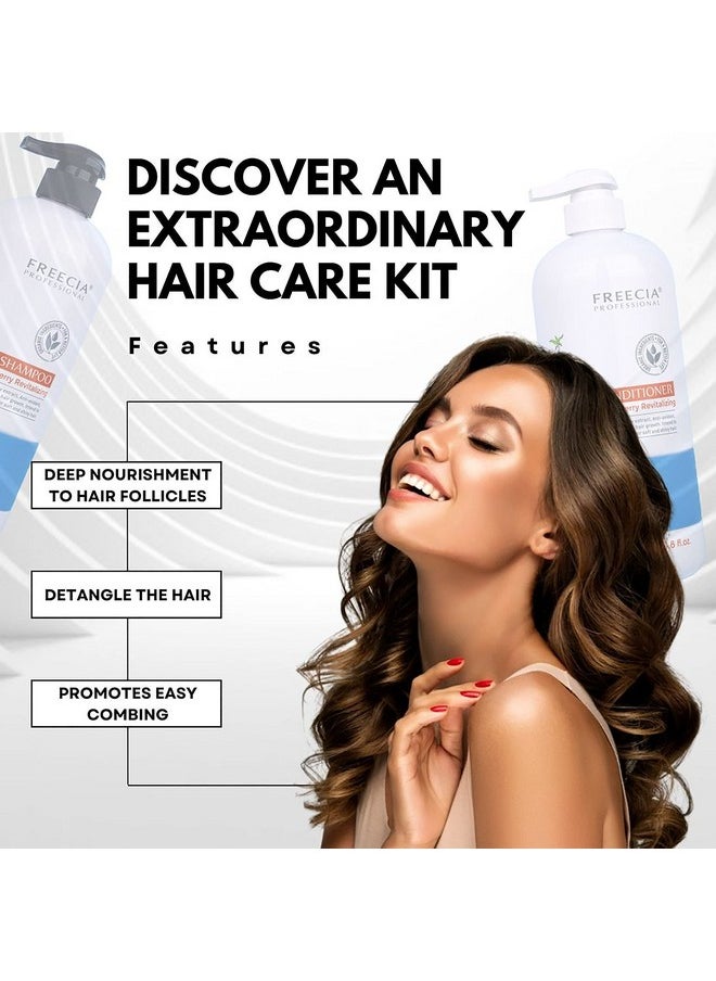 Professional Shampoo Conditioner Serum Combo, Hair Care Kit/For Dry/Frizz/Brittle/Nourish Scalpe Add Volume, Dryness Brittle Hair, For All Hair Type