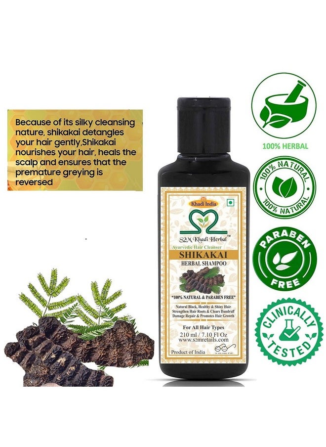 Ayurvedic Shikakai Cleanser (Shampoo) 210 Ml (Pack Of 2)