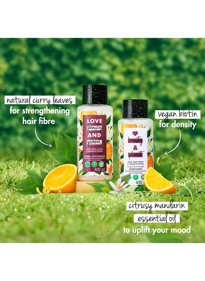 Curry Leaves|| Biotin & Mandarin Paraben & Sulfate Free Shampoo For Long & Strong Hair|| 400Ml