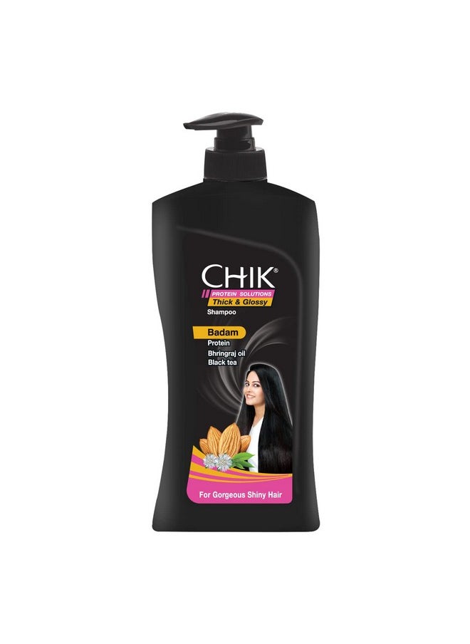 Protein Therapy Shampoo| For Strong & Black Hair | With The Goodness Of Black Tea, And Flax Seeds | 650Ml