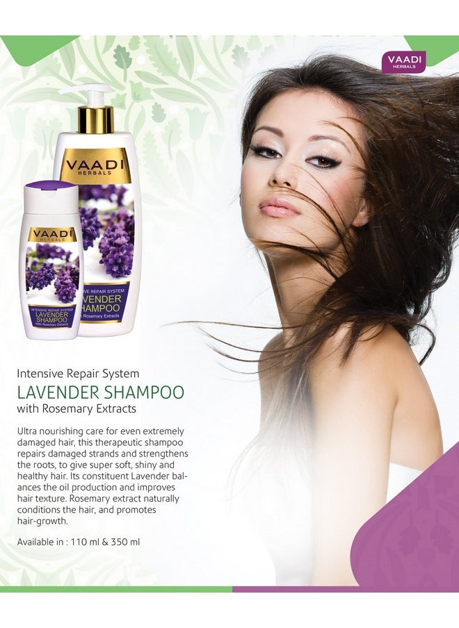 Lavender Shampoo With Rosemary Extract, Intensive Repair System, 350 Ml