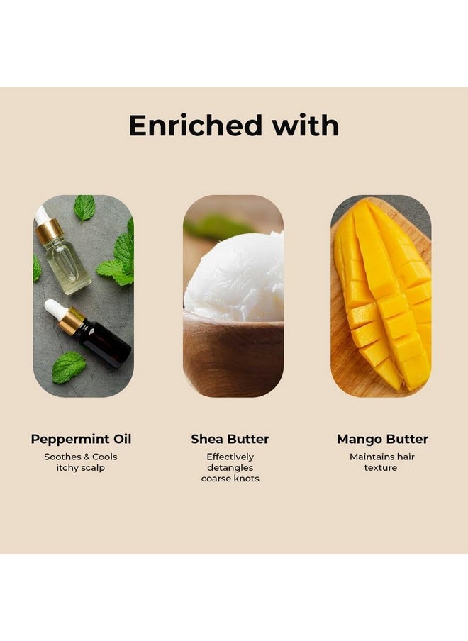 Everyday Moisturizing Shampoo | For Thick Curly, Wavy & Dry Hair Types | Low Lather, Kid Friendly, Sulphate Free Co-Wash | Cruelty, Paraben & Silicone Free| Anti-Itch & Soothing | 250Ml