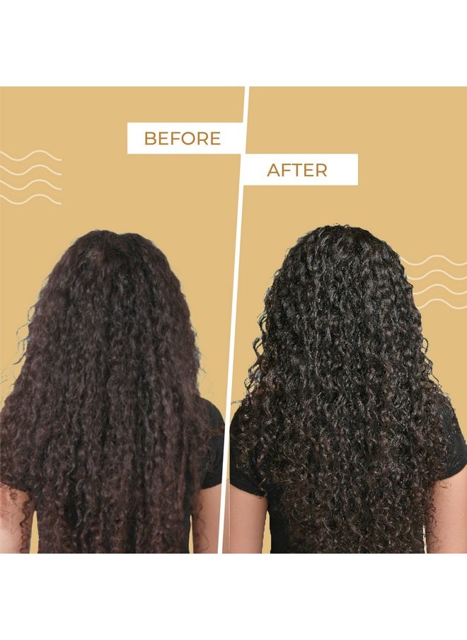 Clarifying Shampoo For Women & Men With Curly & Wavy Hair | Hard Water Expert To Deeply Cleanse, Remove Buildup & Exfoliate Scalp | With Vitamin C & Natural Ahas | Sulphate Free 100 Ml