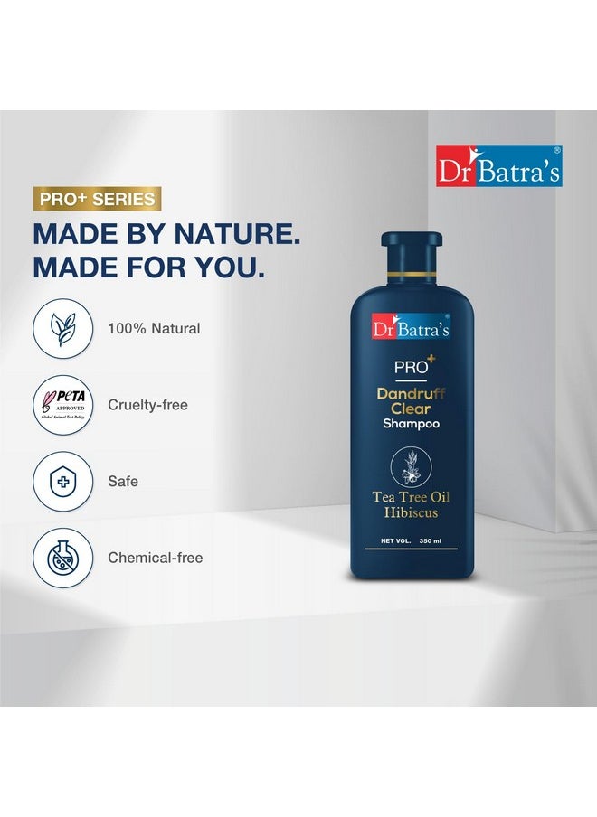 ® Pro+ Dandruff Clear Shampoo, Paraben Sulphate Free, Anti Dandruff Best Product For Men & Women (350Ml, Pack Of 1)