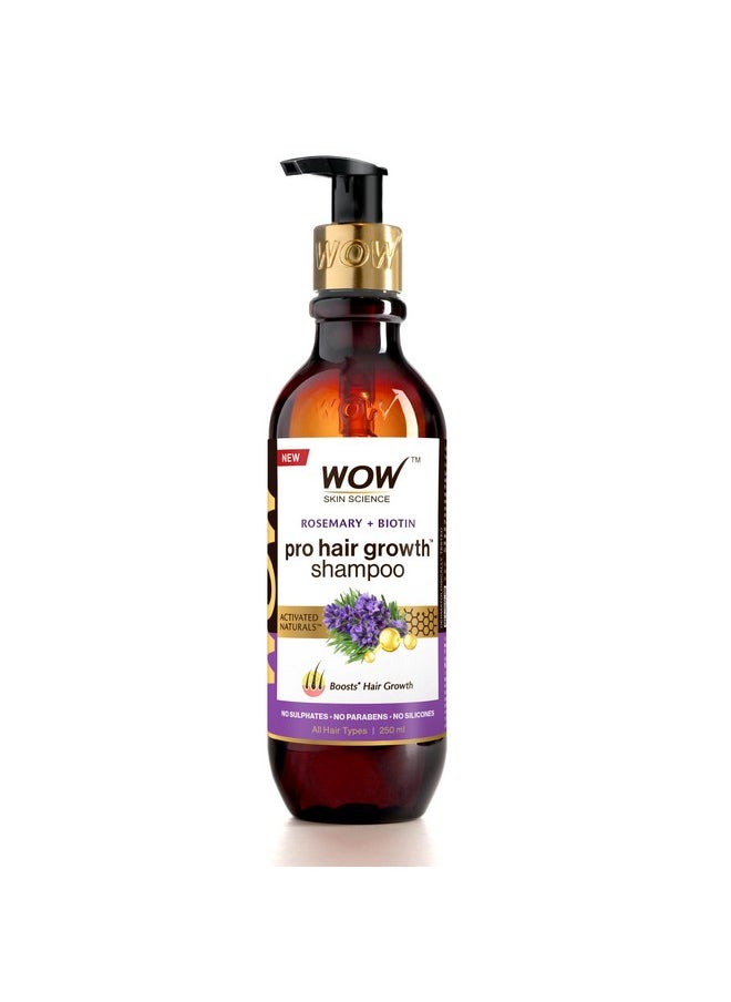 Rosemary & Biotin Hair Growth Shampoo | Fights Hair Fall | Grows New Hair | Prevents Breakage & Split Ends | Adds Shine To Dull Hair