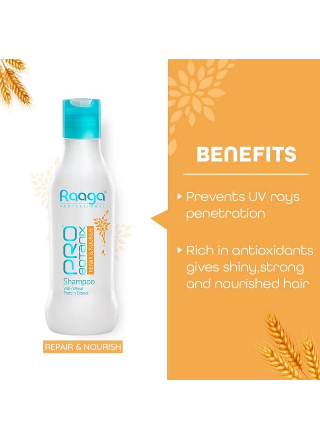 Pro Botanix Repair And Nourish Shampoo With Wheat Protein (200 Ml) Repairs And Nourishes Dry And Damaged Hair | Suitable For Men & Women