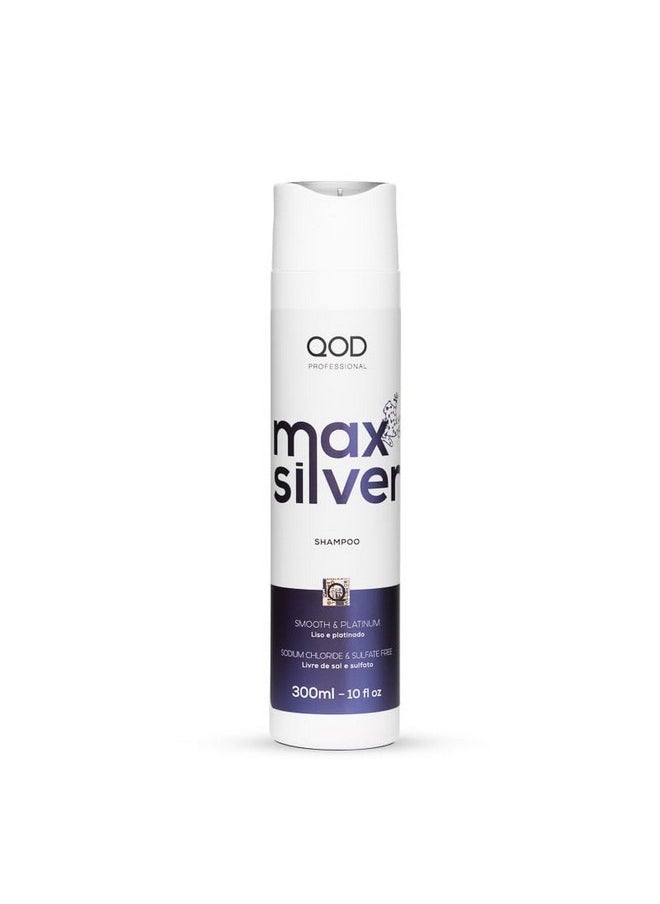 Professional Max Silver Shampoo - 300Ml | Sulphate Free | Sodium Chloride Free