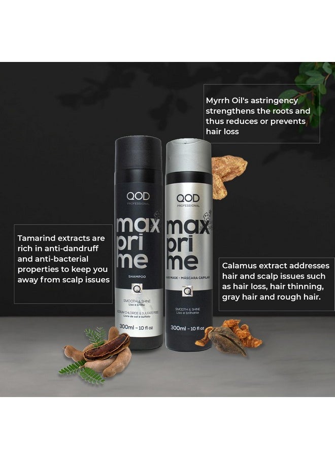 Professional Max Prime After Treatment Shampoo & Hair Mask 300Ml | Sulphate Free | Sodium Chloride Free