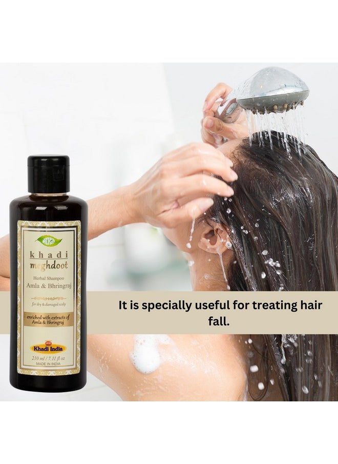 Amla And Bhringraj Shampoo Enriched With Exracts Of Amla & Bhringraj For Dry & Damage Scalp, 210Ml Each, Pack Of 2