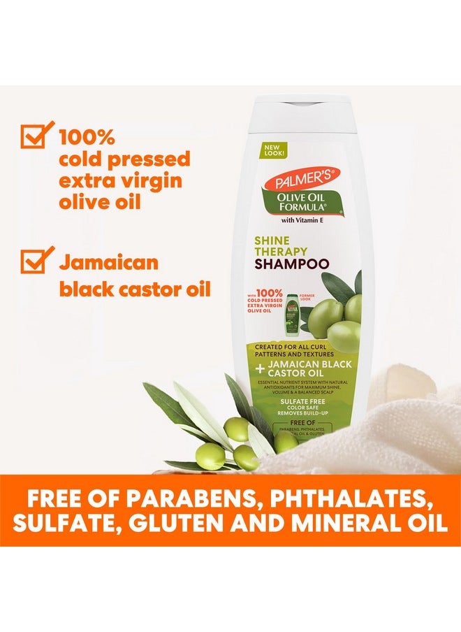 Olive Oil Smoothing Shampoo For Extra Shine, Colour Safe, Free Of Sulfates, Parabens, Phthalates,Mineral Oil & Gluten - 400Ml