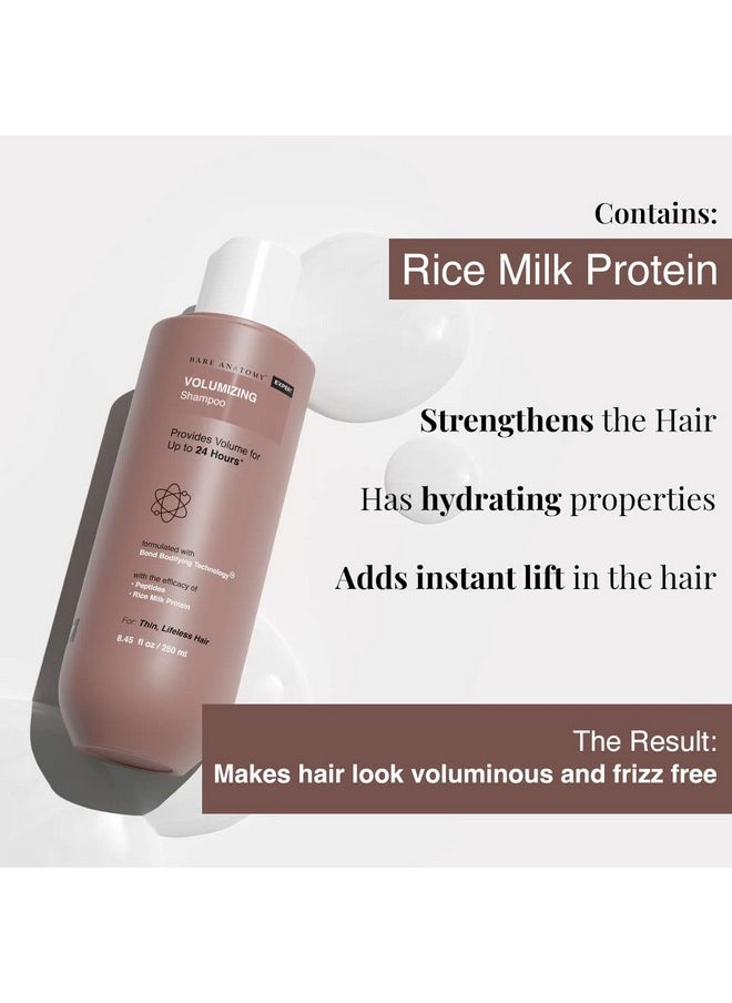 Volumizing Shampoo, Voluminous Hair Upto 24 Hours, Powered By Peptides & Rich Milk Protein, Strong & Bouncy Hair, Volume Shampoo For Thin & Flat Hair For Unisex, 250Ml