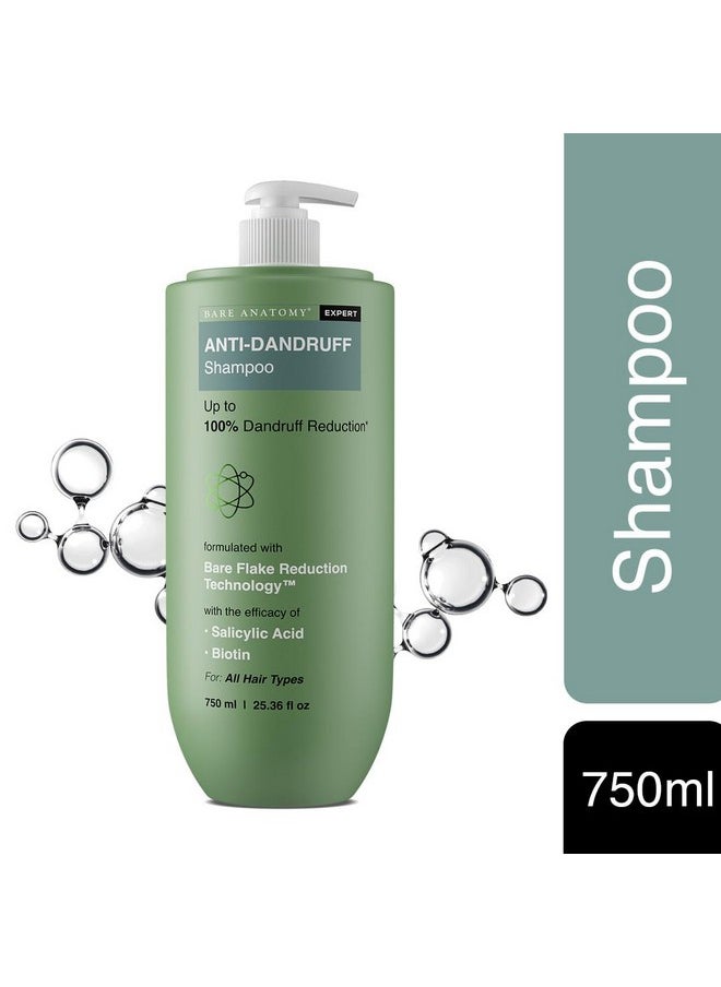 Expert Anti-Dandruff Shampoo | Up To 100% Dandruff Reduction | Targets Oily Scalp And Sheds Dry Flakes | 750 Ml