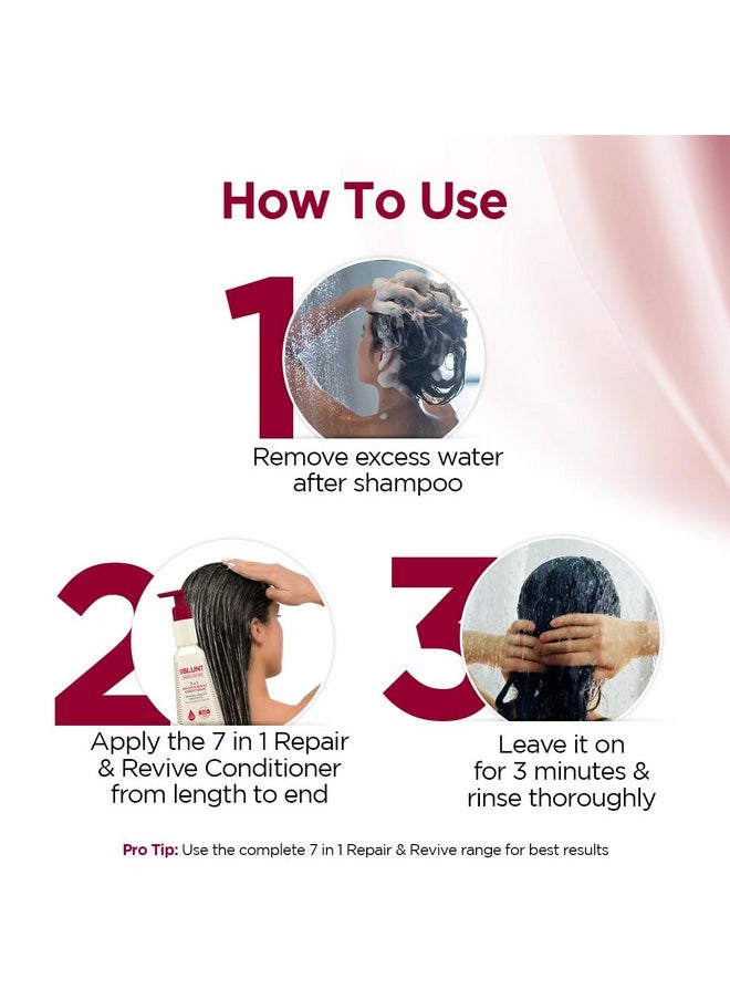 7 In 1 Repair & Revive Conditioner For Upto 100% Damage Repair - 250 G | Addresses 7 Signs Of Hair Damage | Enriched With Ceramides & Argan Oil