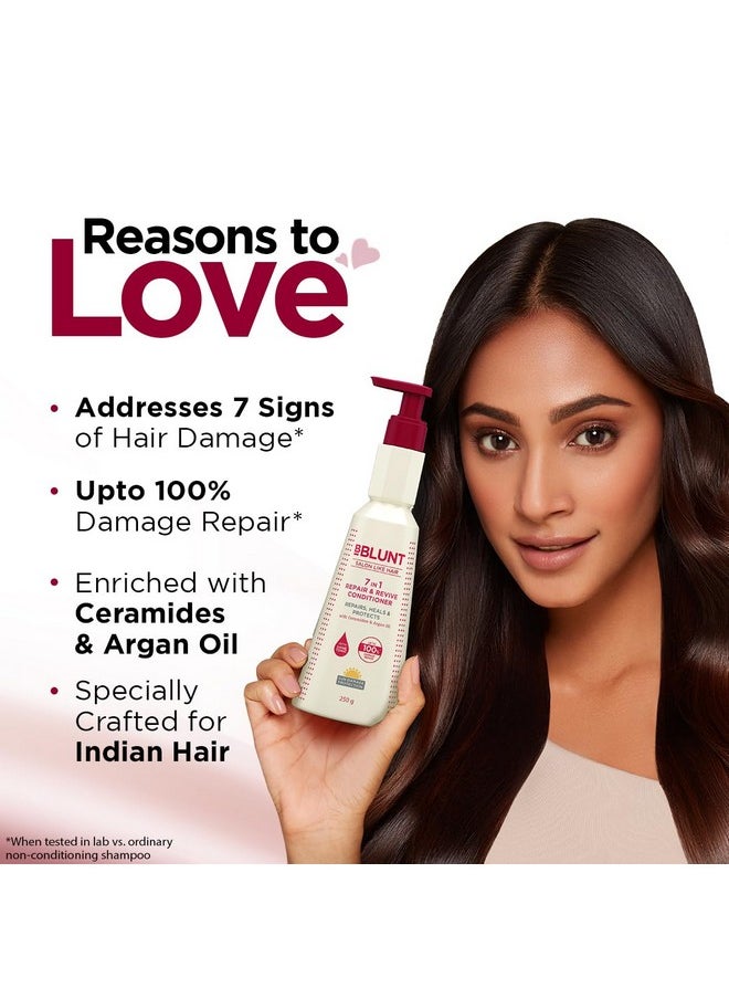 7 In 1 Repair & Revive Conditioner For Upto 100% Damage Repair - 250 G | Addresses 7 Signs Of Hair Damage | Enriched With Ceramides & Argan Oil