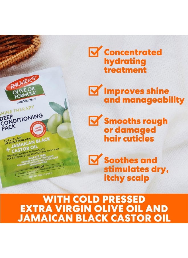 Olive Oil Conditioner Pack For Shine, Volume & Balanced Scalp-60Gm (Pack Of 2),1 Count