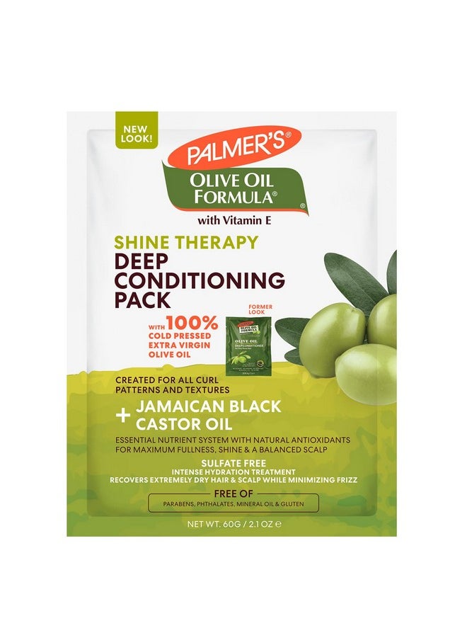 Olive Oil Conditioner Pack For Shine, Volume & Balanced Scalp-60Gm (Pack Of 2),1 Count