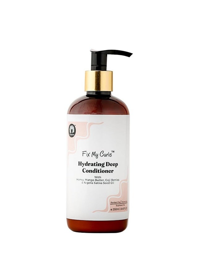 3-In-1 Deep Conditioner For Intense Moisture| Curl Enhancer & Activator| Hair Repair With Mango Butter & Honey| Silicone-Free, Sulphate-Free, Suitable For All Hair Types (250Ml)
