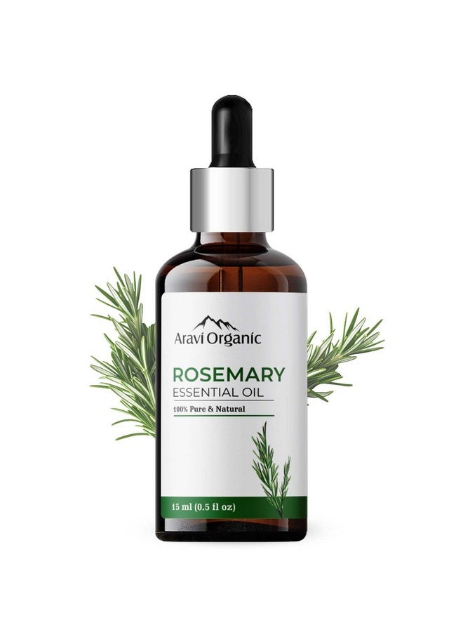 100% Pure Rosemary And Peppermint Essential Oil For Hair Growth - Skin Care - For Women And Men - 15 Ml Each