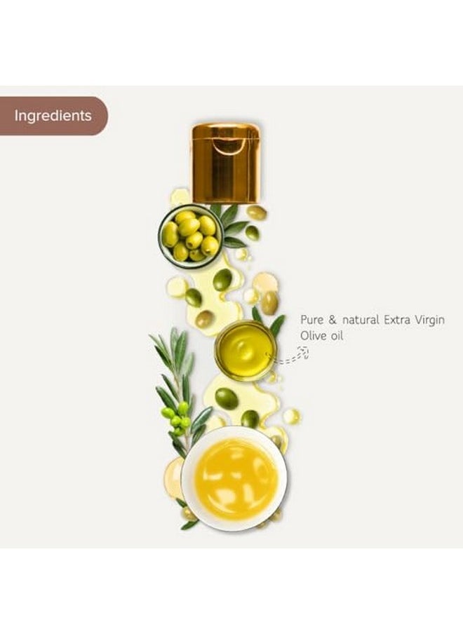 Extra Virgin Olive Oil For Skin And Hair | 100% Pure & Natural Wood Pressed | Repairs Damaged Skin | Reduces Split-Ends, Hair Breakage & Dandruff- 200 Ml