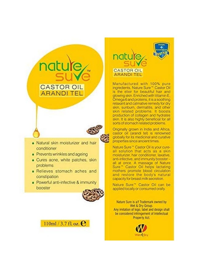 Combo - Castor Oil 110Ml (Arandi Tail) And Rogan Jaitun Tail (Olive Oil) 110Ml