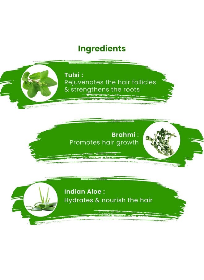 Hair Care Plus Herbal Oil | Ayurvedic Hair Oil For Intense Hair Fall Problems - 100Ml & Dheedhi Daily Herbal Shampoo | Mild Shampoo For Daily Use - 100Ml