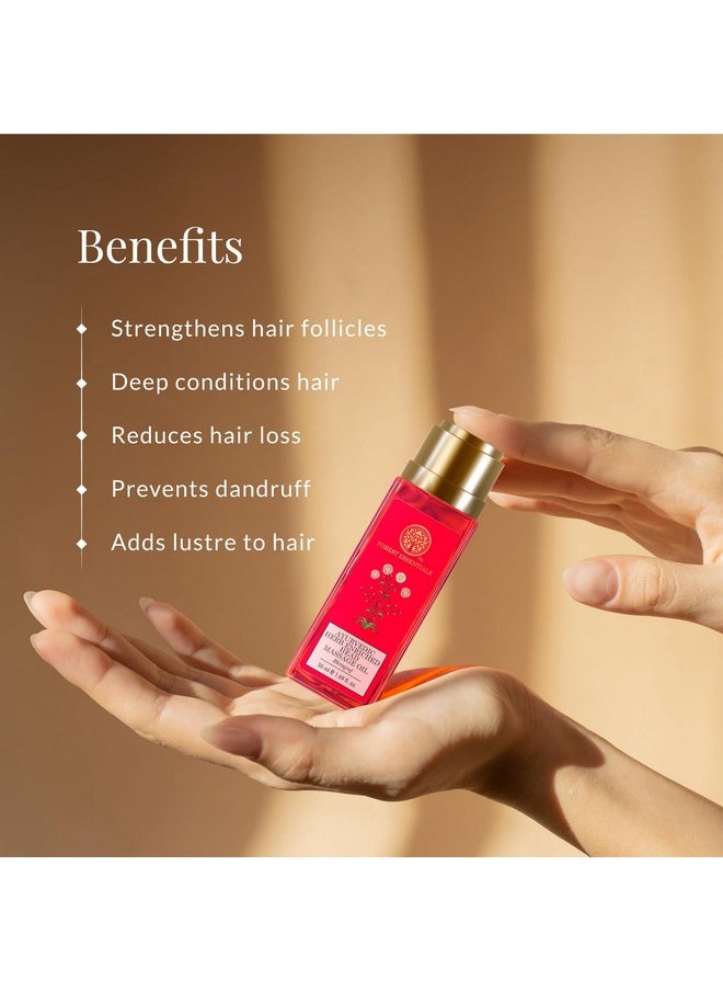 Travel Size Ayurvedic Herb Enriched Head Massage Oil Bhringraj|For Dandruff&Hair Fall Control|Nourishing Oil For Healthy Hair Growth|Parabens Free|Hair Oil For Women&Men|50 Ml