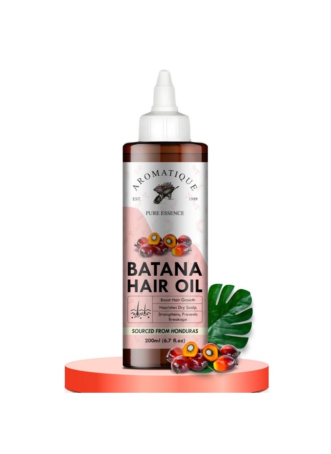 Batana Oil Enriched With Rosemary, Argan, Onion, Castor Oil & More - Batana Oil For Hair Growth - Nourishes Hair & Adds Shine - Batana Oil (200 Ml)