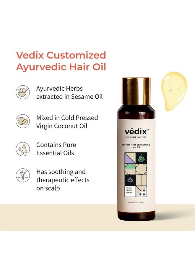 Ayurvedic Hair Care Combo Pack, Customized Hair Care Kit - Hair Oil + Anti Hair Fall Shampoo For Normal/Oily Hair With Normal-Oily Scalp & Curly-Wavy Hair - 200 Ml