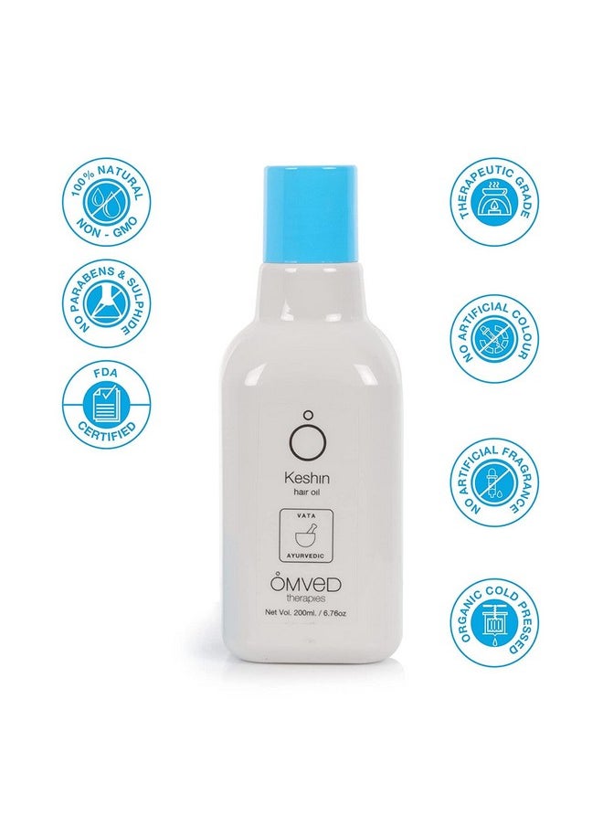 Keshin Bhringraj Vegan Ayurvedic Hair Oil, 200Ml