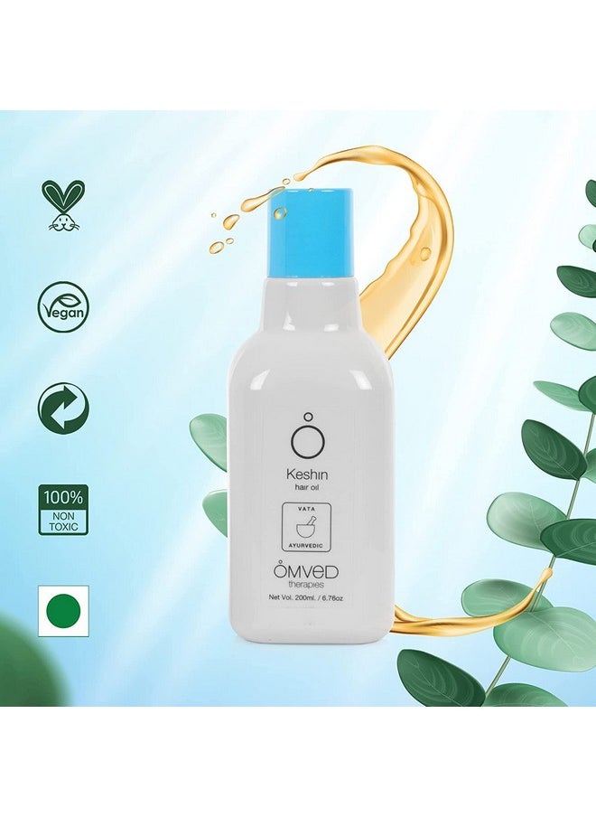 Keshin Bhringraj Vegan Ayurvedic Hair Oil, 200Ml