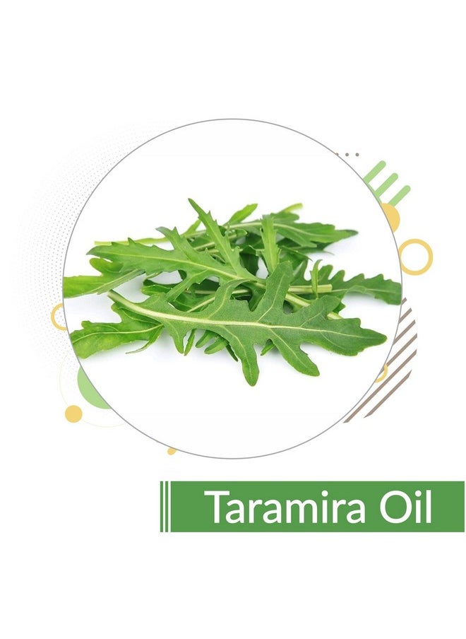 Taramira (Eruca Vesicaria Ssp. Sativa) Oil,100% Pure & Natural Undiluted Essential Oil Organic Standard For Healthy Hair & Skin, Removes Dandruff & Improve Hair Thickness- 50Ml