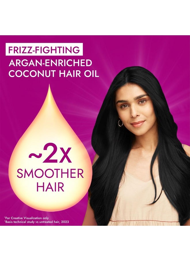 Argan-Enriched Coconut Hair Oil| Argan Hair Oil| Blend Of Superfoods| Controls Frizz| 300 Ml