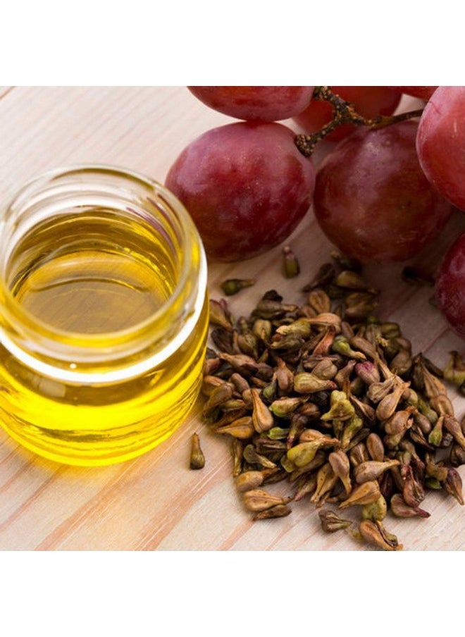 Organic Grape Seed Oil, Natural & Cold-Pressed For Skin, Hair,Body .Rich In Vitamin A, E And K, 30Ml