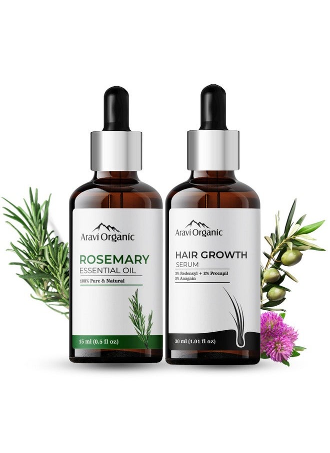 Rosemary Oil And Hair Growth Serum Combo