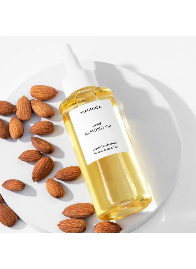 100% Pure Cold Pressed Sweet Almond Oil For Hair Growth And Glowing Skin & Face - 100Ml