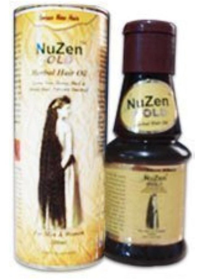 Gold Herbal Hair Oil - Herbal Hair Oil Can Be Used Both By Men & Women - 100Ml (Pack Of 2)