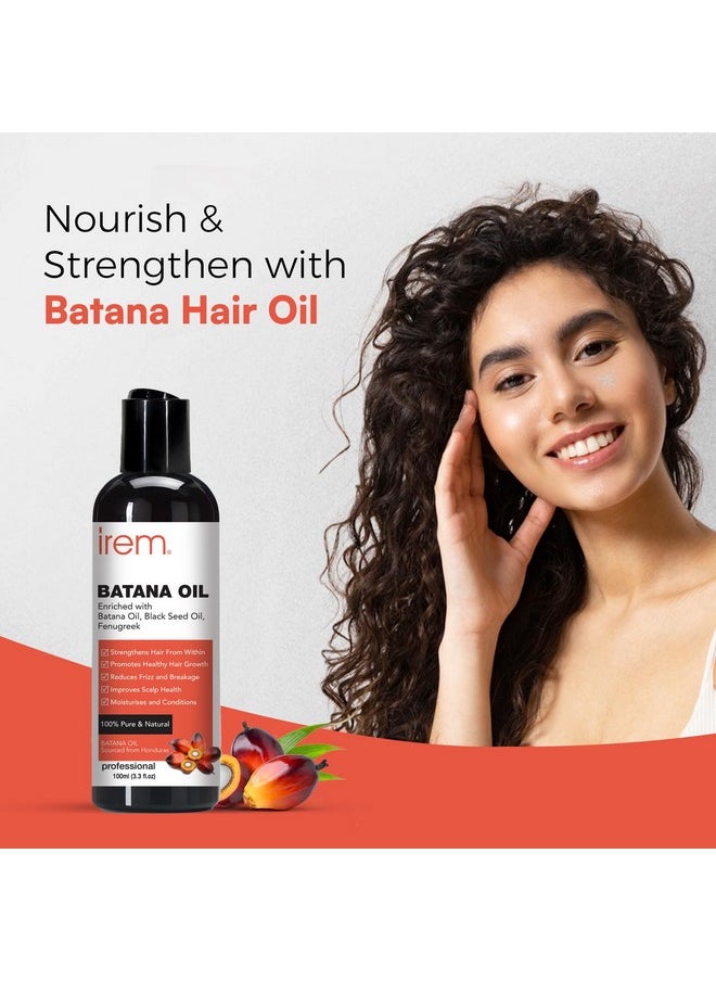 Batana Oil For Hair Growth With Methi Dana Curry Leafs & Black Seed Promote Hair Growth And Control Hair Fall 100Ml For All Hair Types