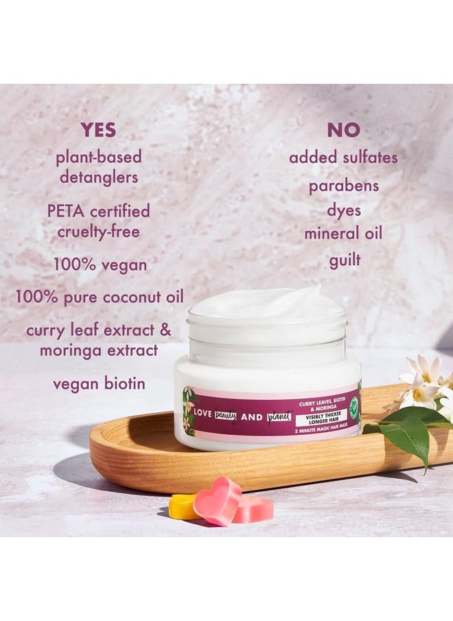 Love Beauty And Planet Curry, Biotin & Moringa Hair Mask For Hair Length & Strength, 200Ml