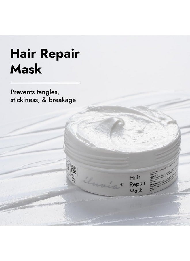 Hydrophobic Hair Repair Mask (Humidity-Resistant, Anti-Frizz Hair Mask, Restores The Hairs Moisture Balance, Repairs Dry, Brittle, Chemically Treated Hair, 200 Gram - Fresh